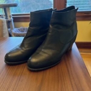 80/20 Black Ankle Boots with hidden heel